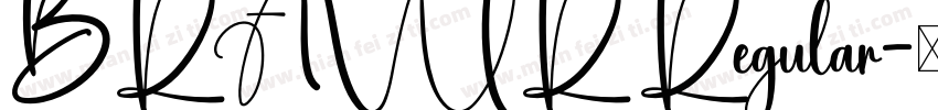 BRAVUR Regular字体转换